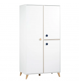 Armoire bébé 196x102x57cm en Bois Blanc