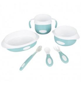 Set repas avec couverts en silicone